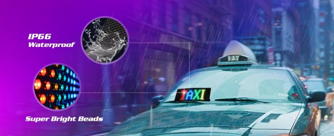 Programmeerbaar LED-bord, 15'x4' vooraf gemaakte animaties en aanpasbare tekst Led Car Sign, Bluetooth APP Control Scrolling LED-bord, Custom,Graffiti Flexible Led Matrix Panel voor Car Store Hotel Holiday 4