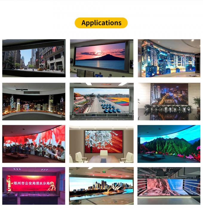 COB Indoor LED-scherm P0.6 P0.78 P0.93 P1.25 P1.56 4K 8K-paneel High Definition LED-scherm voor installatie en installatie van videomuur binnen 12