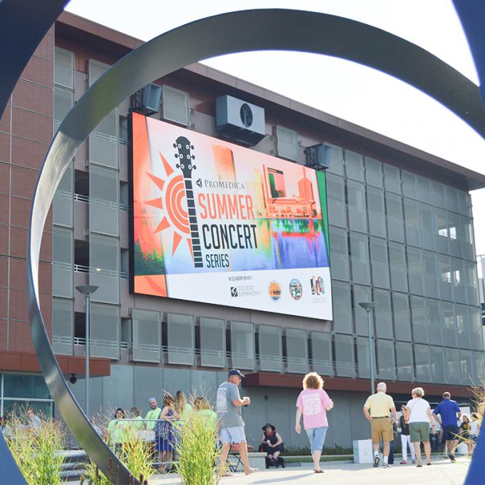 Buiten SMD Led Display HD Full Color P4 P5 P6 P8 P10 Led Video Wall Screen 0