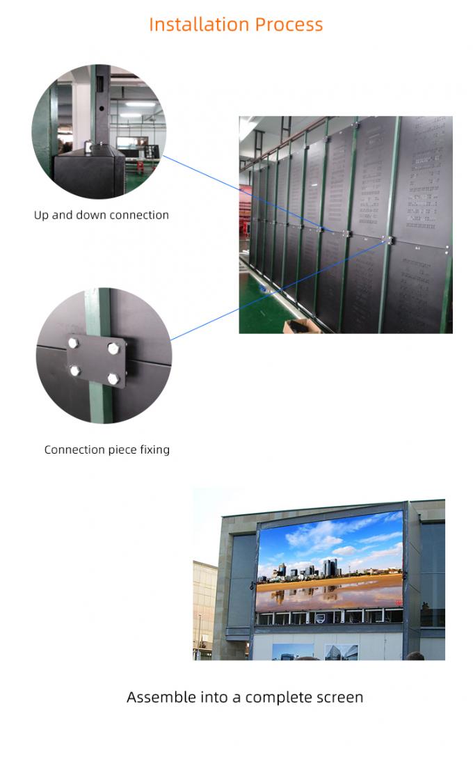 Buiten SMD Led Display HD Full Color P4 P5 P6 P8 P10 Led Video Wall Screen 6