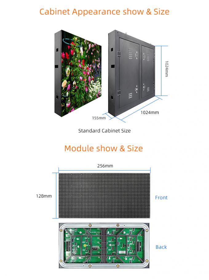 Buiten SMD Led Display HD Full Color P4 P5 P6 P8 P10 Led Video Wall Screen 5
