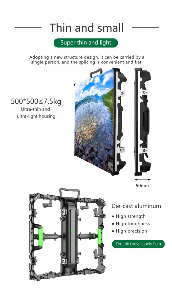 Huur LED-scherm met hoogwaardig LED-videowandscherm P2.5 P3 P4 P5 P6 Indoor Outdoor Led Display Screen 9