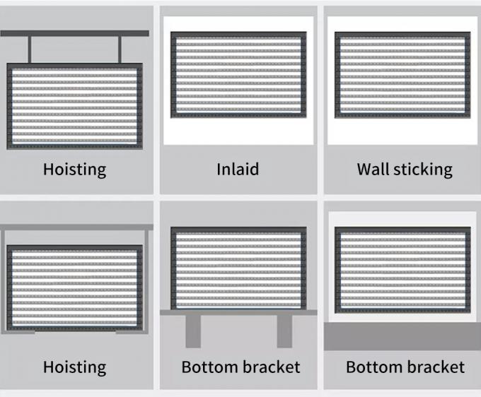 3.91-7.82mm Pixel Pitch Transparante LED-scherm met 75% transparantie voor 5-100m kijkafstand 9