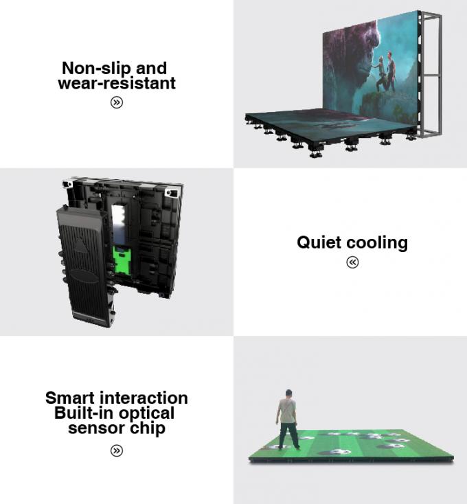 vloer led display IP65 waterdicht ontwerp vloer led display zware lading staande led display binnen buiten dansen vloer led display 7