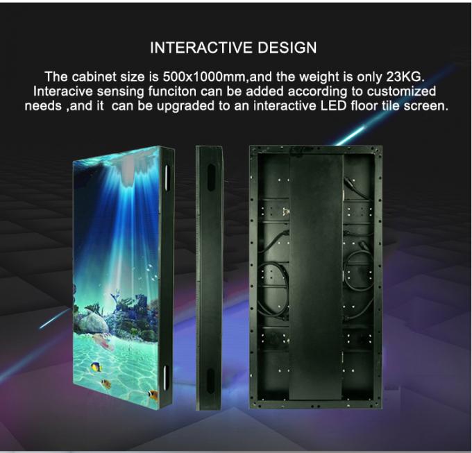 Led Dance Floor Display Huur Tile Panel 500*1000 High Refresh Led Stage Wedding Screen Wall P2.9 Interactief Led Display 1