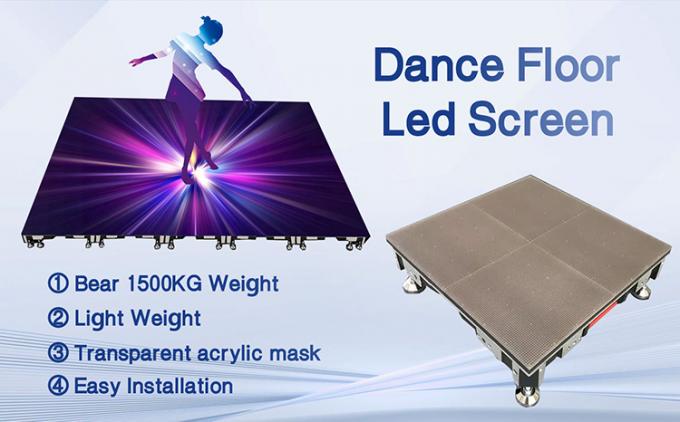 Led Dance Floor Display Huur Tile Panel 500*1000 High Refresh Led Stage Wedding Screen Wall P2.9 Interactief Led Display 0