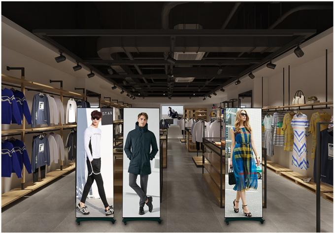 HD Verplaatsbaar LED Poster Display Screen Indoor Outdoor Floor Standing P1.8 P2 Opvouwbaar Led Poster Screen P2.5 Led Screen Poster 7