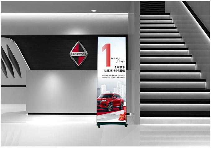 HD Verplaatsbaar LED Poster Display Screen Indoor Outdoor Floor Standing P1.8 P2 Opvouwbaar Led Poster Screen P2.5 Led Screen Poster 10