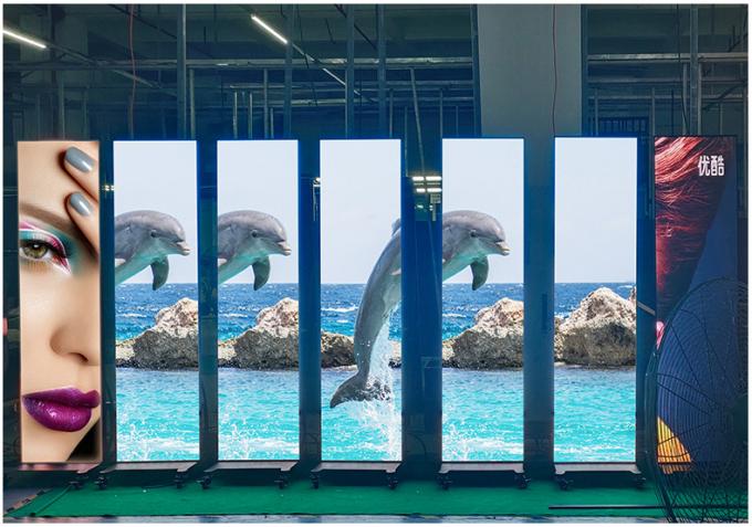 HD Verplaatsbaar LED Poster Display Screen Indoor Outdoor Floor Standing P1.8 P2 Opvouwbaar Led Poster Screen P2.5 Led Screen Poster 9