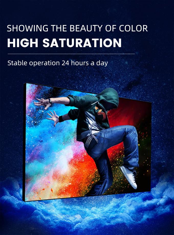 8K 4K HD P1.2 P1.5 P1.8 P2 P2.5 P3 Full Color Ultrathin Fixed Indoor LED Video Wall Panel Screen Display 4