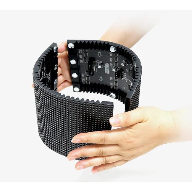 Aanpasbaar zacht led scherm tv-scherm P3 Indoor Flexible Led Panel Sexy Screen Prijs 2