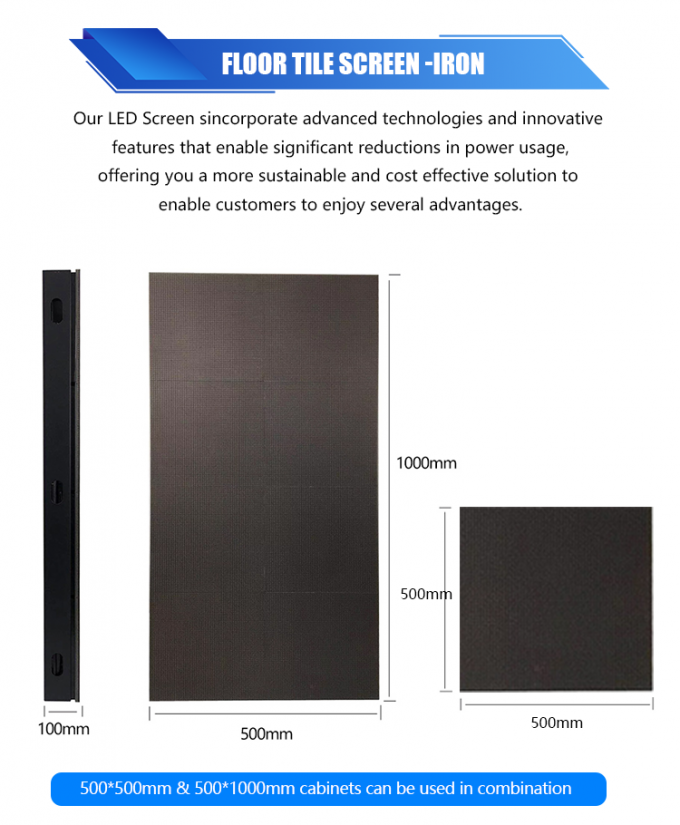 3D Podium Dansvloer Paneel Display Interactieve LED Vloertegel Scherm P2.6 P2.97 P3.91 Led Scherm 7