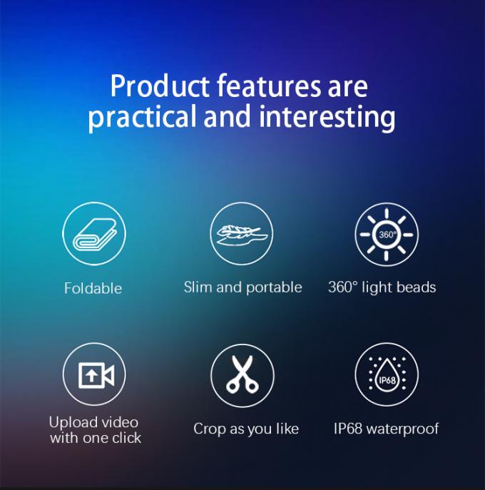 Vliegende LED-display met Drone Magic Carpet Scherm LED-filmscherm Oplaadbaar voor Buitenreclame Aangepast 1