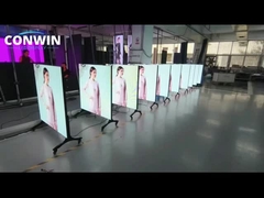 Interactieve intelligente HD 2K 4K LED-scherm-tv van 145 inch met alumiframe omalloy voor tentoonstellingshal