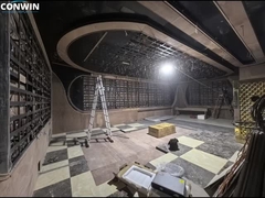 Binnen HD LED Display Pixel 1.53mm Ultra Slim Aluminium LED Video Wandpanelen