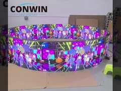 Aanpasbaar zacht led scherm tv-scherm P3 Indoor Flexible Led Panel Sexy Screen Prijs