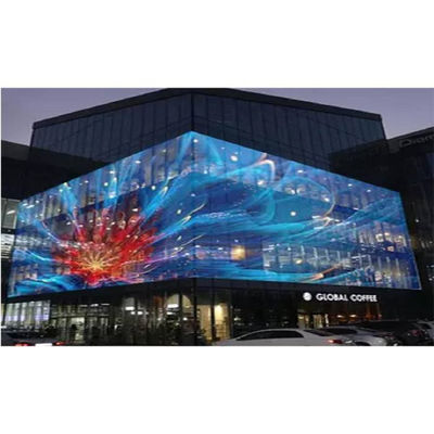 Custom 3D Transparent Wall LED for Glass Screen LED Transparent Advertising Display Indoor Transparent Led Display